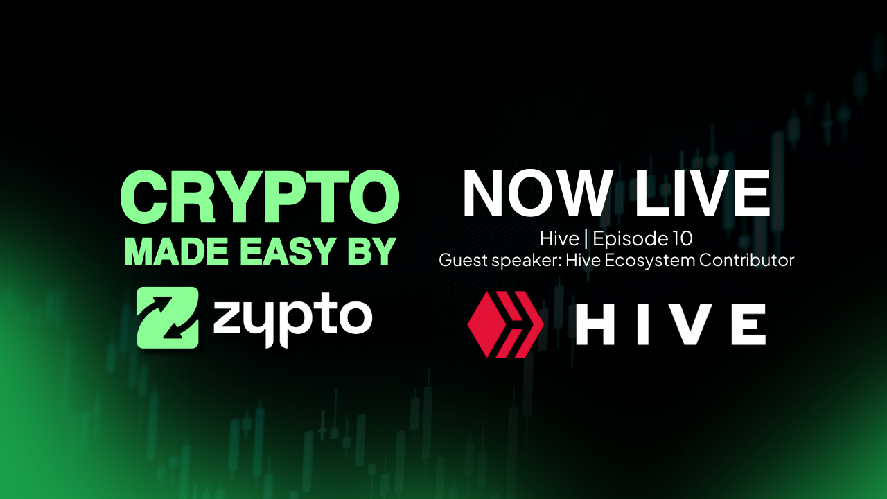 Now Live! Hive Blockchain Joins the Zypto Crypto Podcast