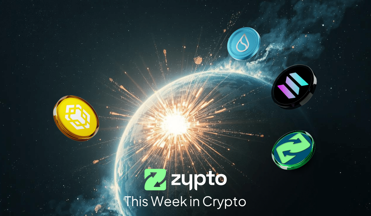 This Week in Crypto: Hive Joins Zypto, Sui Surges, Binance Compensates