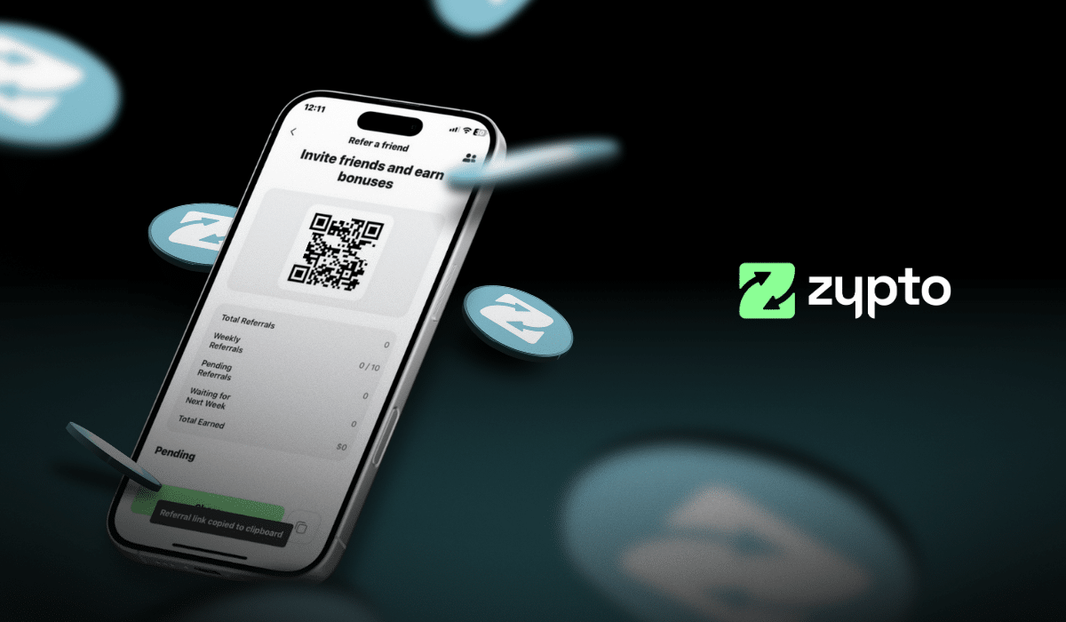 Earn Rewards by Referring Friends in Zypto App