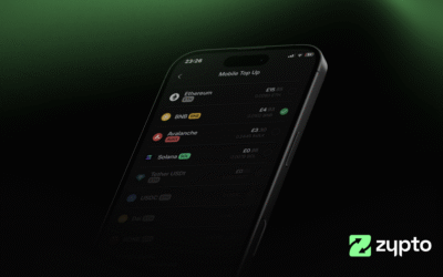 Mobile Top Up With Crypto in Zypto App