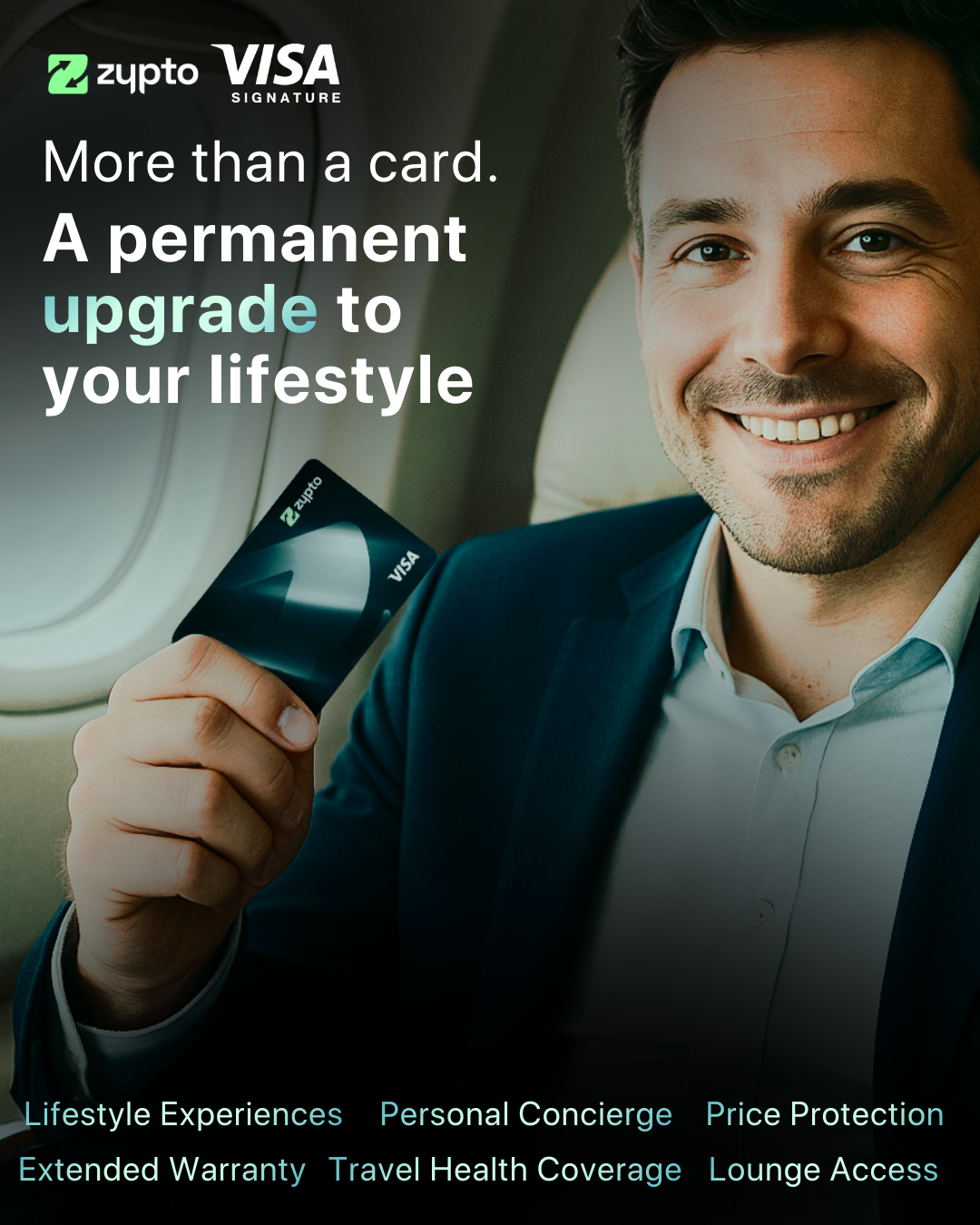 Premium VISA Card Benefits and Travel Perks | Zypto