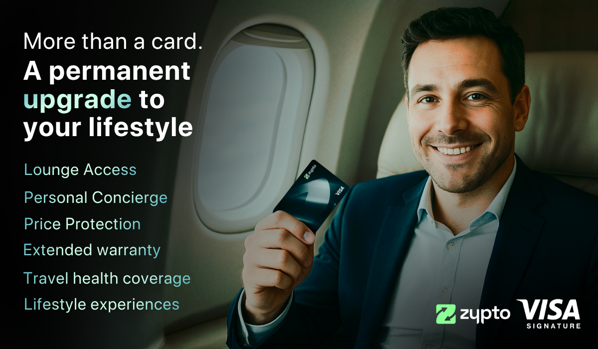 Zypto Premium VISA Cards Add Visa Signature Benefits