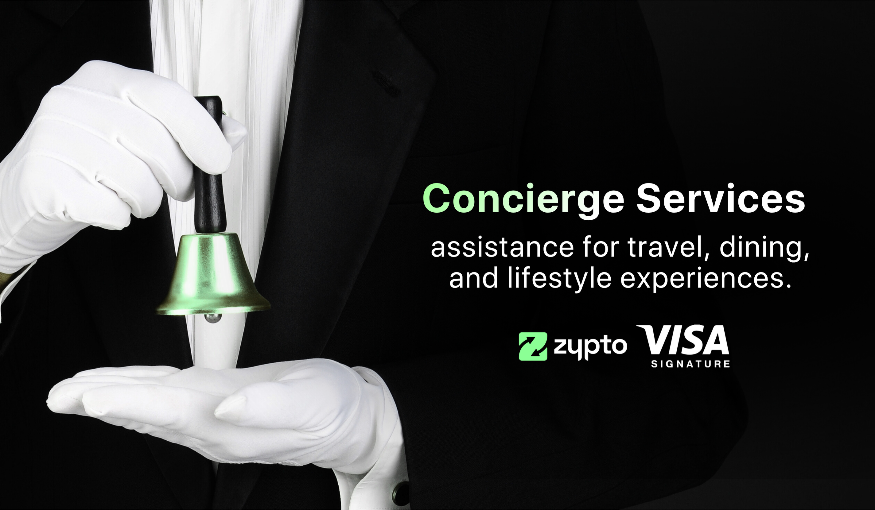 Zypto VISA Concierge: 24/7 Personal Assistant with Every Card