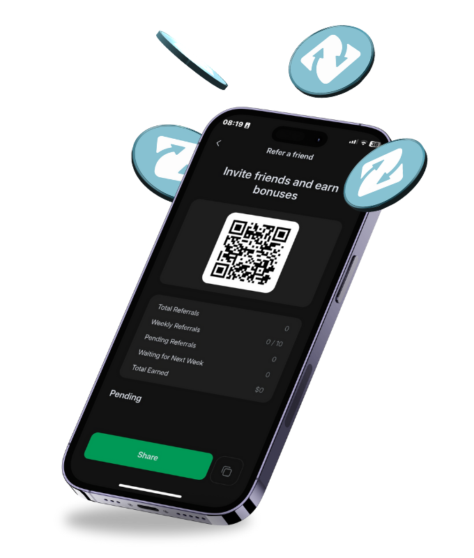 Zypto App Referrals Program
