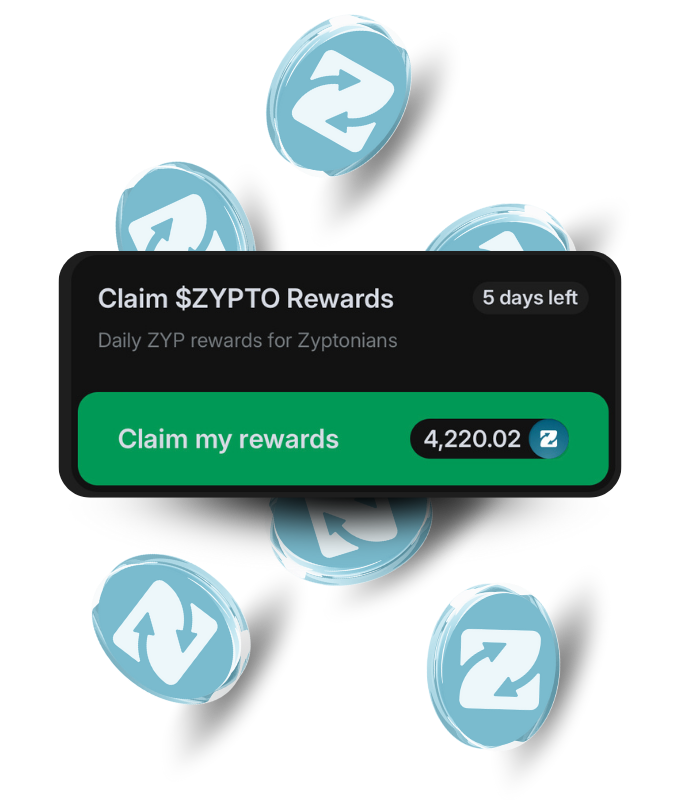 Zyptopia - The Rewards Hub For Zypto Token Holders in Zypto Appp
