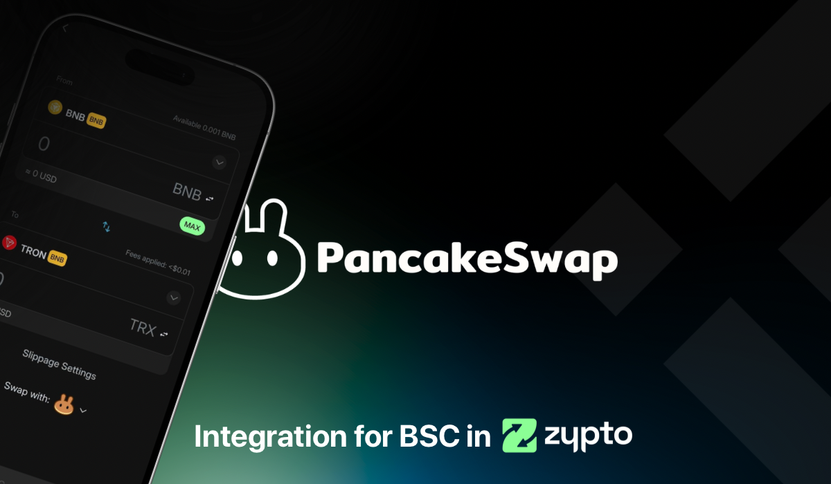 PancakeSwap Integration: BNB Chain Swaps Inside Zypto App