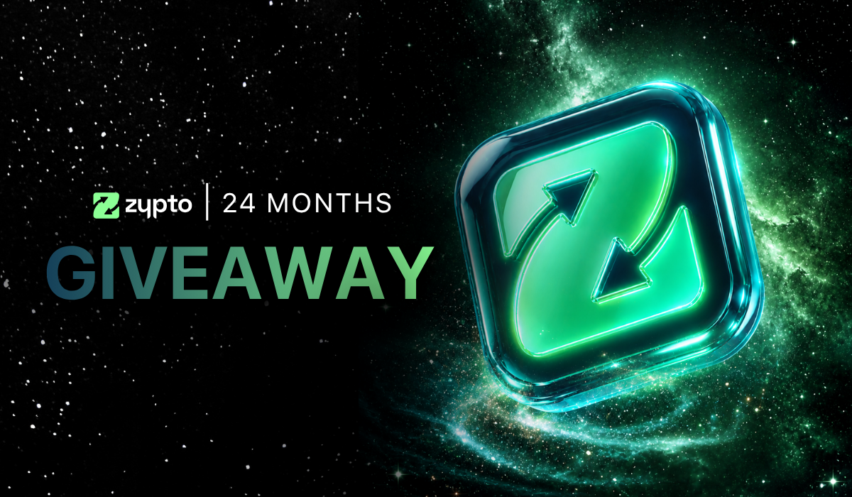 Zypto App 2nd Anniversary Giveaway Is Live
