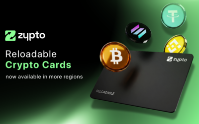 Zypto Reloadable Crypto Cards – Now Available In More Countries and US States
